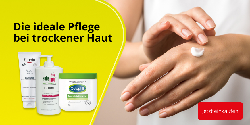 Reichhaltige Pflegeprodukte fuer trockene Haut