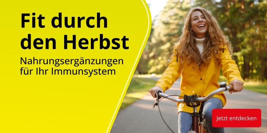 Fit durch den Herbst - Nahrungsergaenzungen fuer ihr Immunsystem