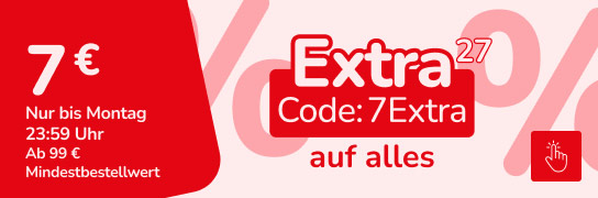 7 € Extra-Rabatt mit dem Code 7Extra - Bedingungen unter Fußnote 27